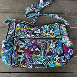 Vera Bradley Disney Mickey’s Paisley Celebration print Crossbody Bag